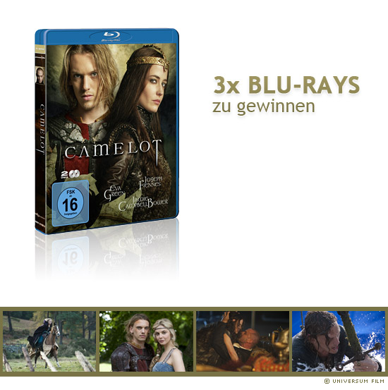 3x Camelot - Die komplette Serie auf Blu-ray Disc zu gewinnen