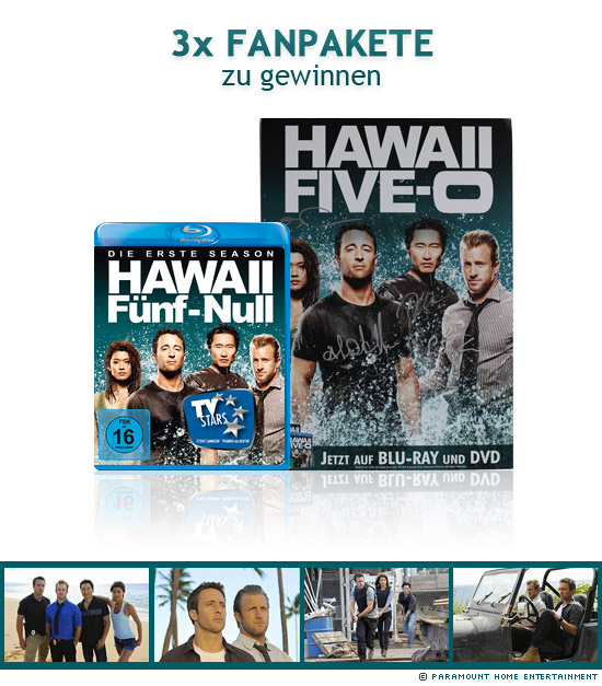3 Fanpakete von Hawaii Five-0 zu gewinnen