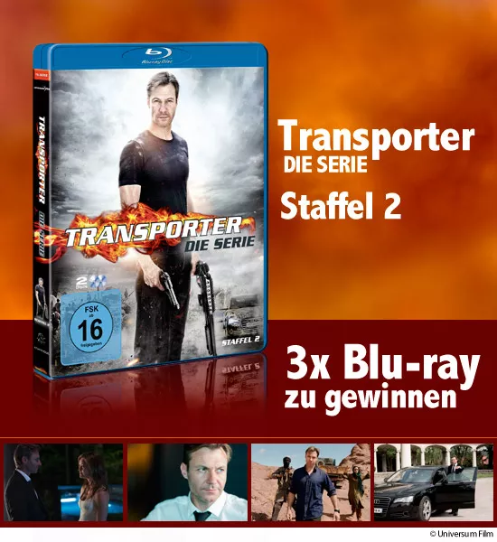 Verlosung: 3x Blu-ray Transporter - Die Serie: Staffel 2 Verlosung: 3x Blu-ray Transporter - Die Serie: Staffel 2