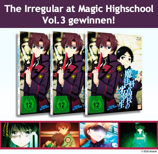 Verlosung: 3x The Irregular at Magic Highschool - Vol. 3 