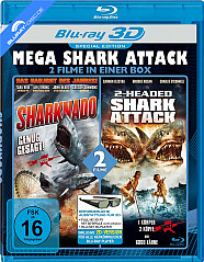 2-Headed Shark Attack 3D + Sharknado - Genug gesagt! 3D (Mega Shark Attack Double Feature) (Blu-ray 3D) Blu-ray 2-Headed Shark Attack 3D + Sharknado - Genug gesagt! 3D (Mega Shark Attack Double Feature) (Blu-ray 3D) Blu-ray