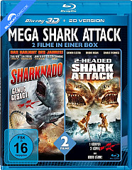 2-Headed Shark Attack 3D + Sharknado - Genug gesagt! 3D (Mega Shark Attack Double Feature) (Blu-ray 3D) (Neuauflage) Blu-ray 2-Headed Shark Attack 3D + Sharknado - Genug gesagt! 3D (Mega Shark Attack Double Feature) (Blu-ray 3D) (Neuauflage) Blu-ray