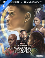 Black Panther: Wakanda Forever (2022) 4K - Wakanda Édition Limitée Steelbook (French Version) (4K UHD + Blu-ray) (CH Import) Blu-ray