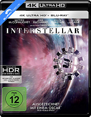 Interstellar (2014) 4K (4K UHD + Blu-ray + Bonus Blu-ray + UV Copy) Blu-ray