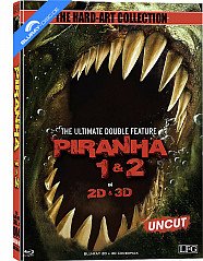 Piranha 1 & 2 3D - Limited Mediabook Edition (The Hard-Art Collection) (Cover D) (Blu-ray 3D) Blu-ray
