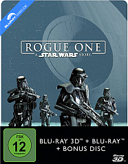 Rogue One - A Star Wars Story 3D (Limited Steelbook Edition) (Blu-ray 3D + Blu-ray + Bonus Blu-ray) Blu-ray Rogue One - A Star Wars Story 3D (Limited Steelbook Edition) (Blu-ray 3D + Blu-ray + Bonus Blu-ray) Blu-ray
