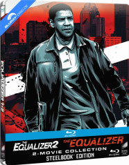 The Equalizer 1+2 - 2-Movie-Collection - Limited Edition Steelbook (DK Import) Blu-ray