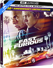 The Fast and the Furious 4K - 20th Anniversary Limited Edition Gift Set Steelbook (4K UHD + Blu-ray) (IT Import) Blu-ray